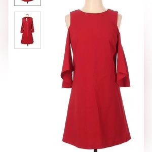 NWT Alice + Olivia Ruby Red Cocktail Dress